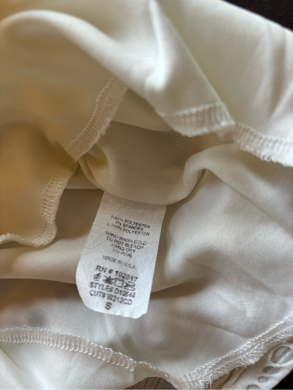 Soprano Cream Wave-Textured Mini Dress - Picture 7 of 7